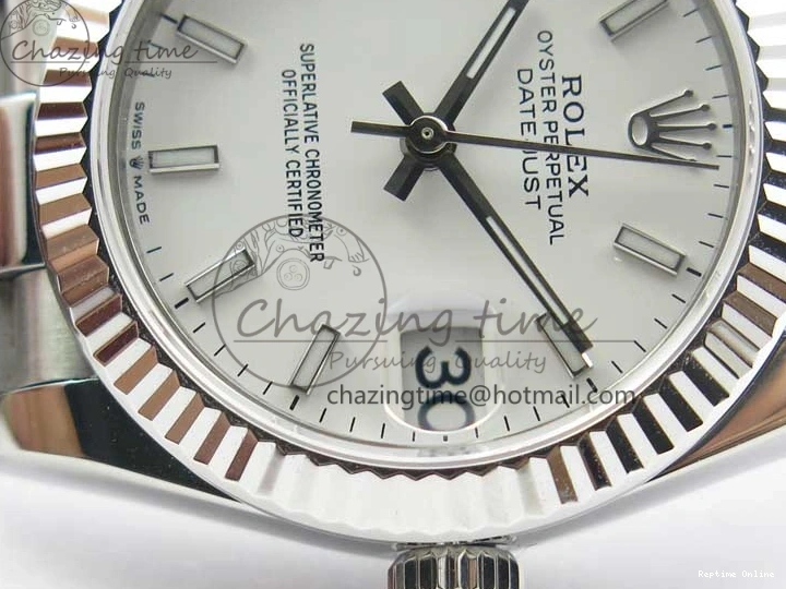 0215 Lightweight Datejust 31mm 278275 SS BP Maker Best Edition White Stick Markers Dial on SS President Bracelet 3100